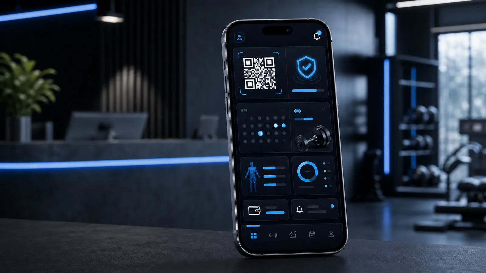 GYMBUL mobil üye uygulaması ve bildirim ekranı