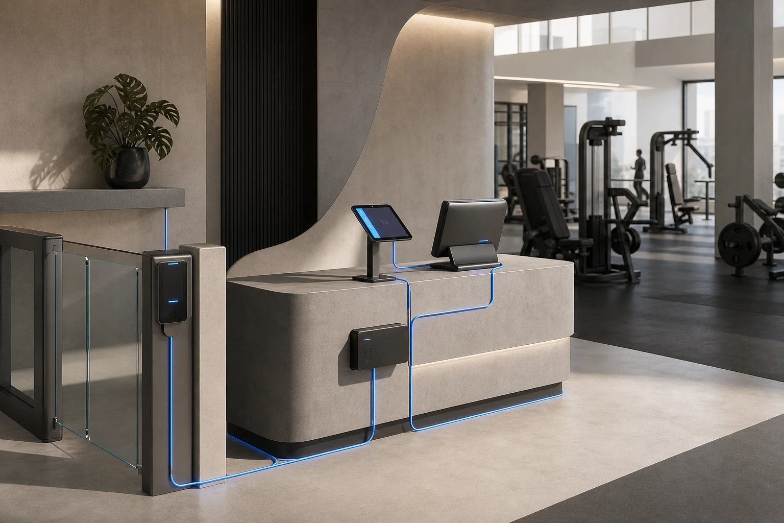 Spor salonunun dijital yönetim sistemine dönüştürülmesi